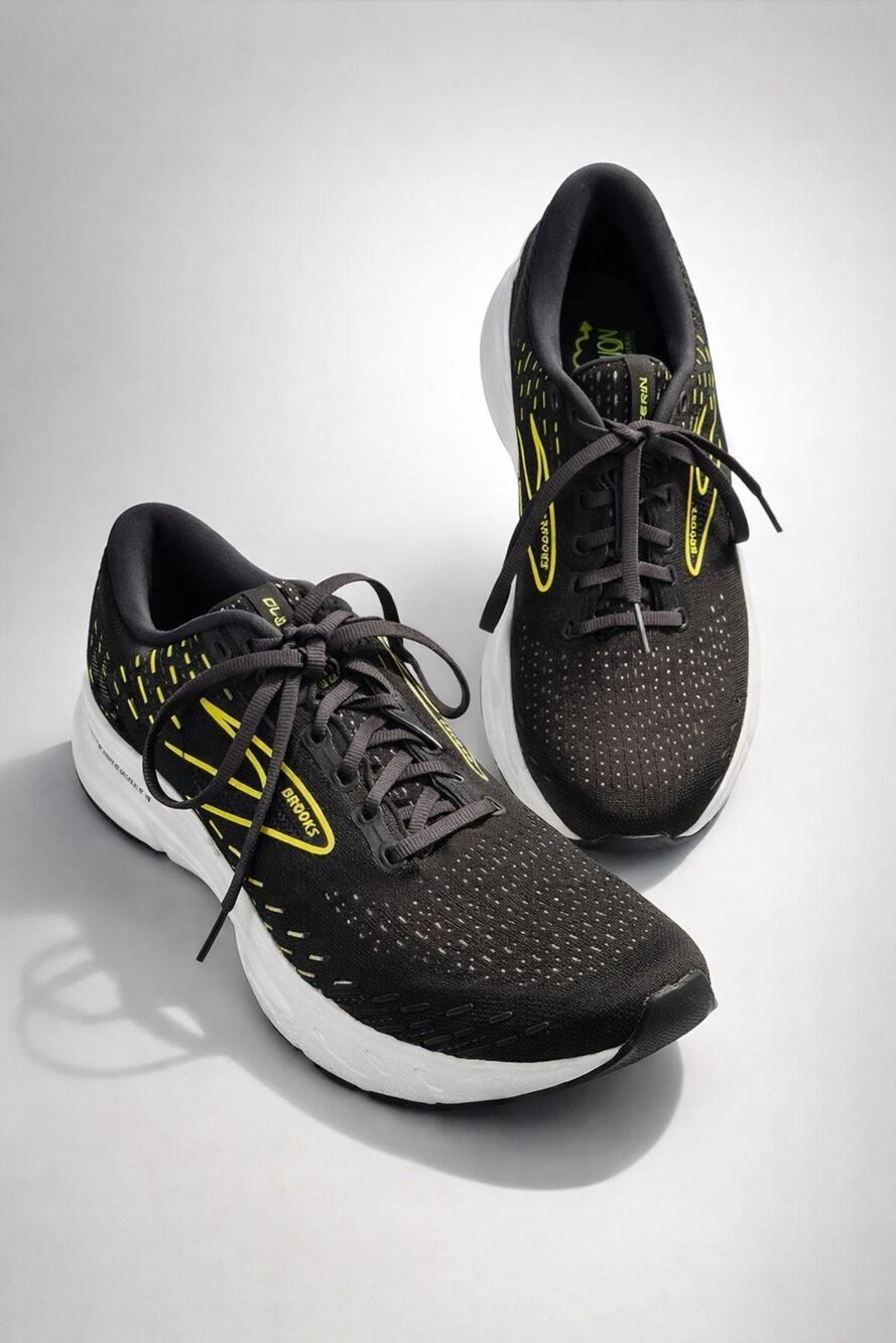 Brooks Womens Glycerin 20 1203691B047 Black Running Shoes Sneakers Size 10.5 B